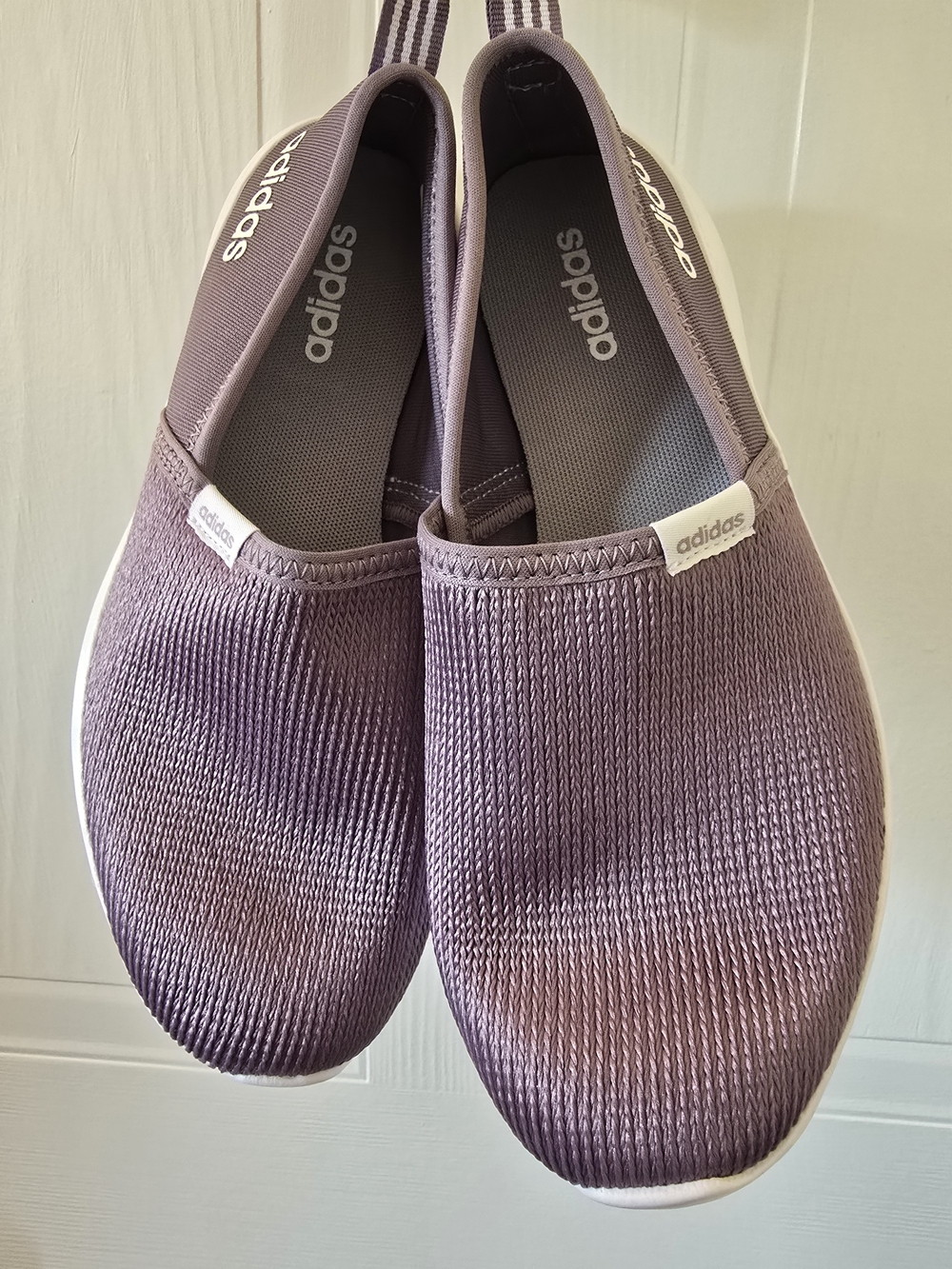 Adidas Cloudfoam Slip-On Sneakers Mauve Women's 7 New No Tags